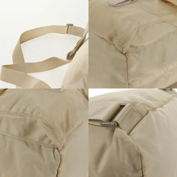 PRADA Backpack Nylon White Silver Auth 145850 - Picture 13 of 15